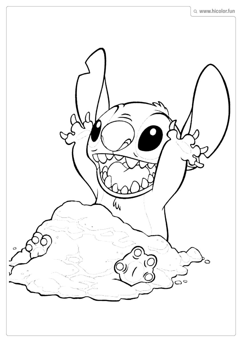 DESENHO DE PINTAR DO STITCH