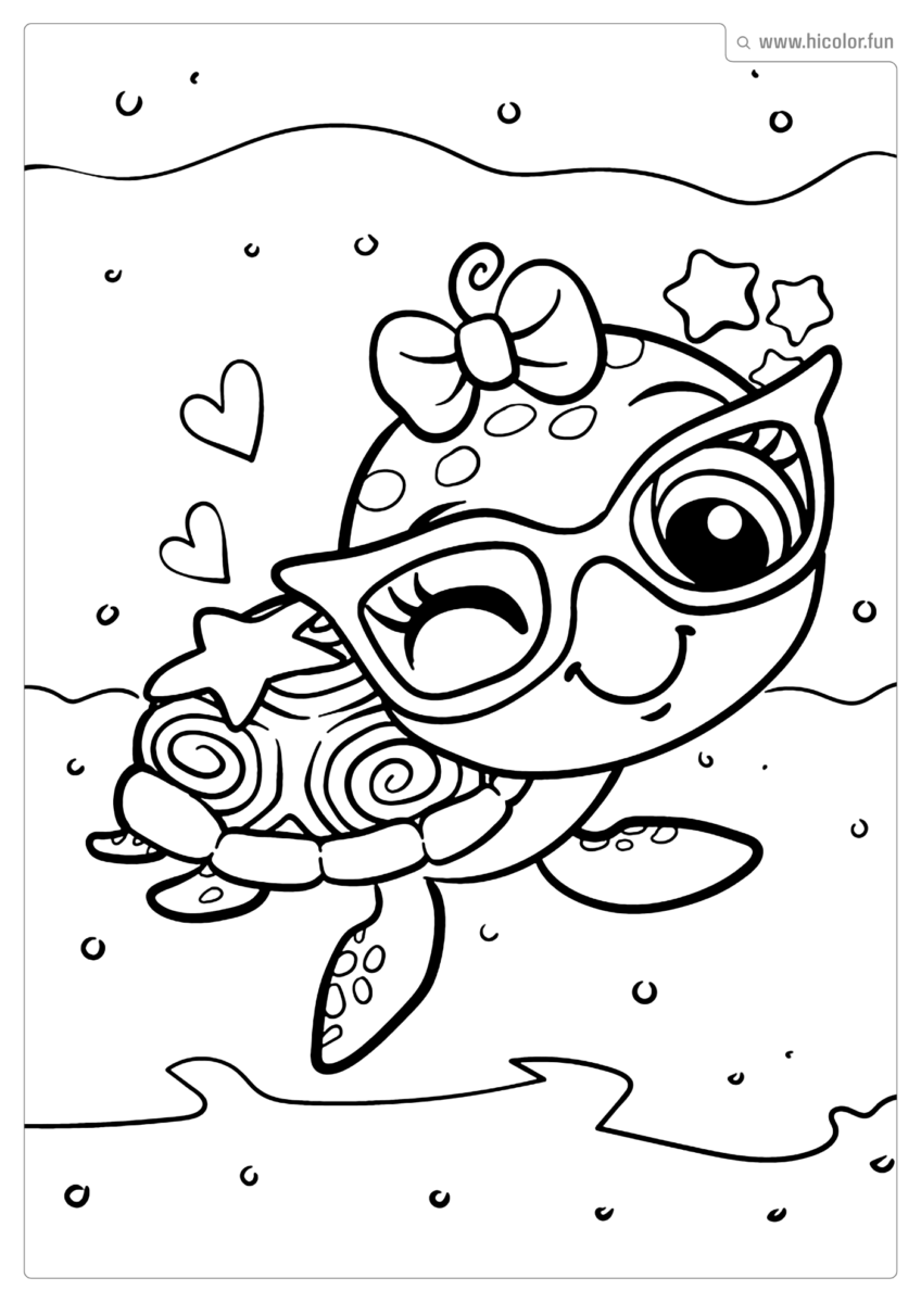 DESENHO DE TARTARUGA PARA PINTAR