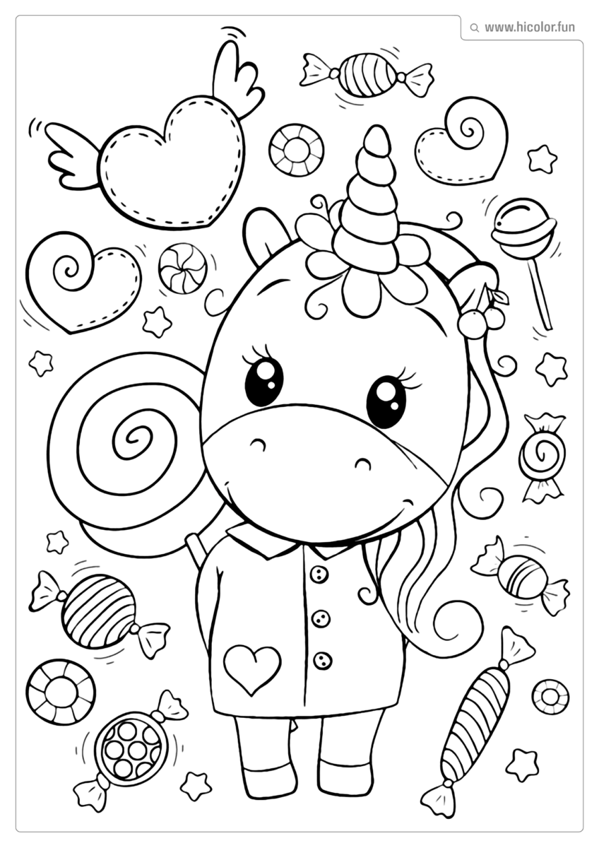 DESENHO DE UNICóRNIO PARA IMPRIMIR