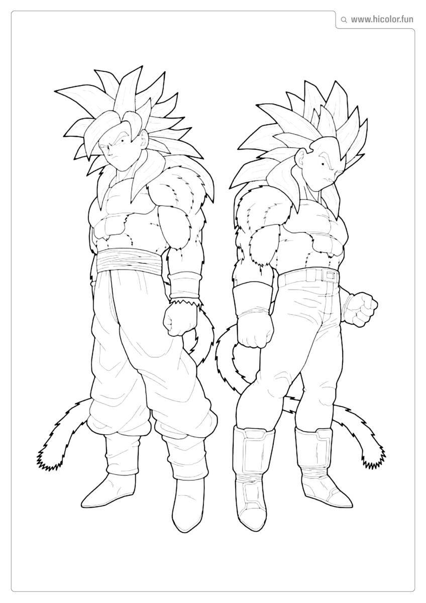 DESENHO DO DRAGON BALL PARA PINTAR