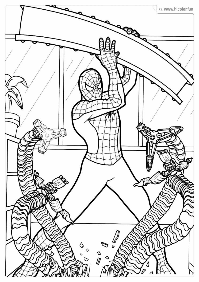 DESENHO DO HOMEM ARANHA PARA COLORIR