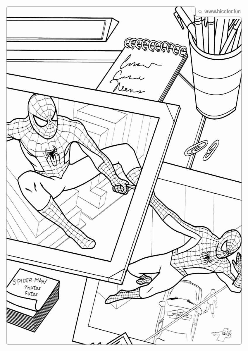 DESENHO DO HOMEM ARANHA PARA IMPRIMIR