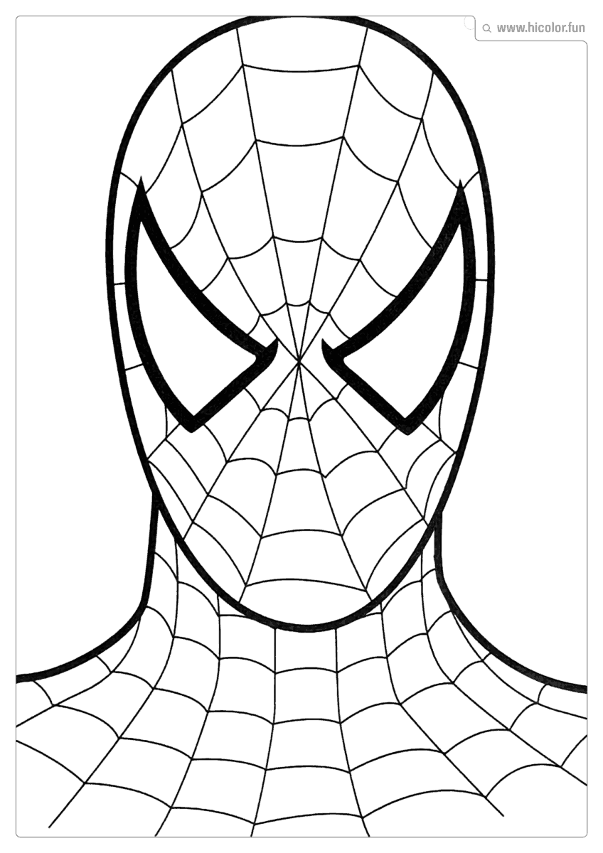 DESENHO DO HOMEM ARANHA PARA PINTAR