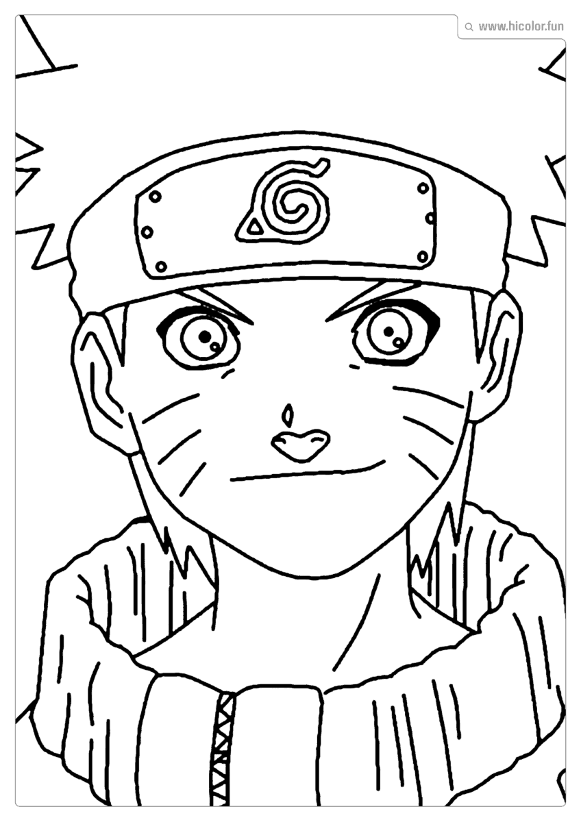 DESENHO DO NARUTO PARA IMPRIMIR