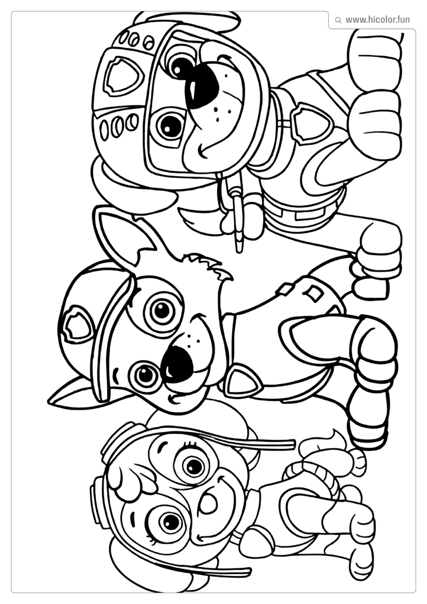 DESENHO DO PATRULHA CANINA PARA IMPRIMIR