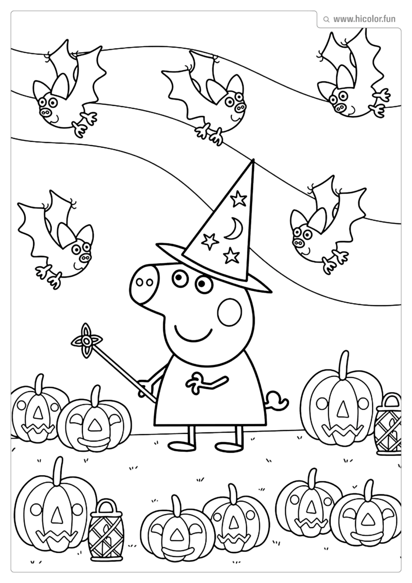 DESENHO DO PEPPA PIG PARA COLORIR E IMPRIMIR