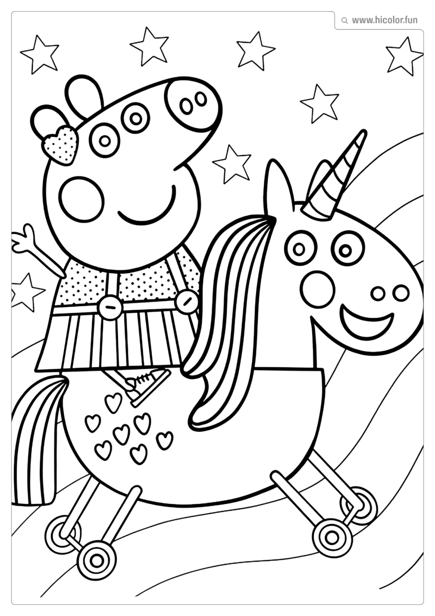 DESENHO DO PEPPA PIG PARA PINTAR E IMPRIMIR