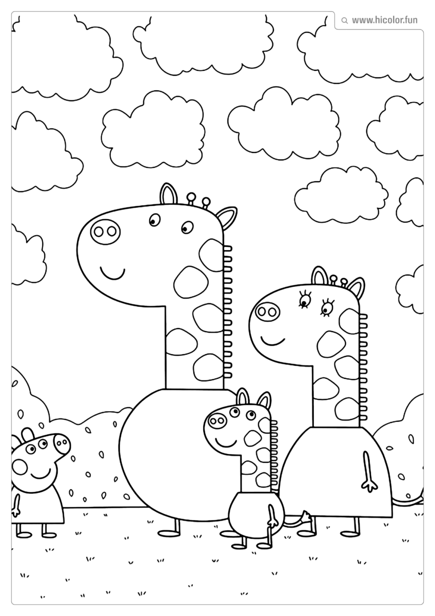 DESENHO DO PEPPA PIG PARA PINTAR