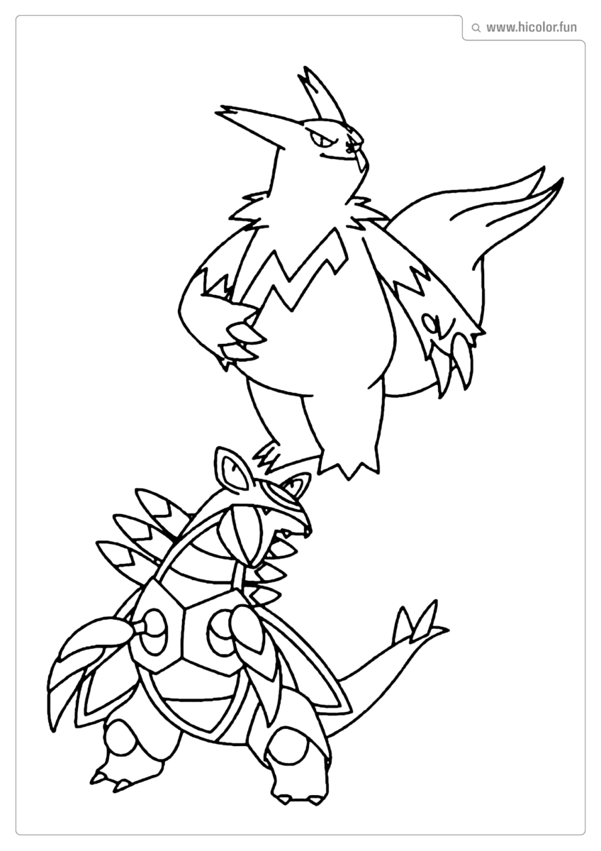 DESENHO DO POKEMON PARA COLORIR