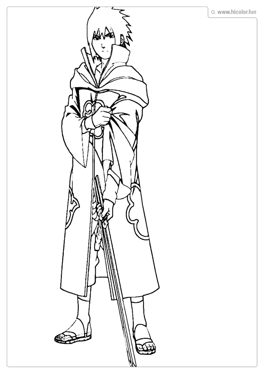 DESENHO DO SASUKE AKATSUKI