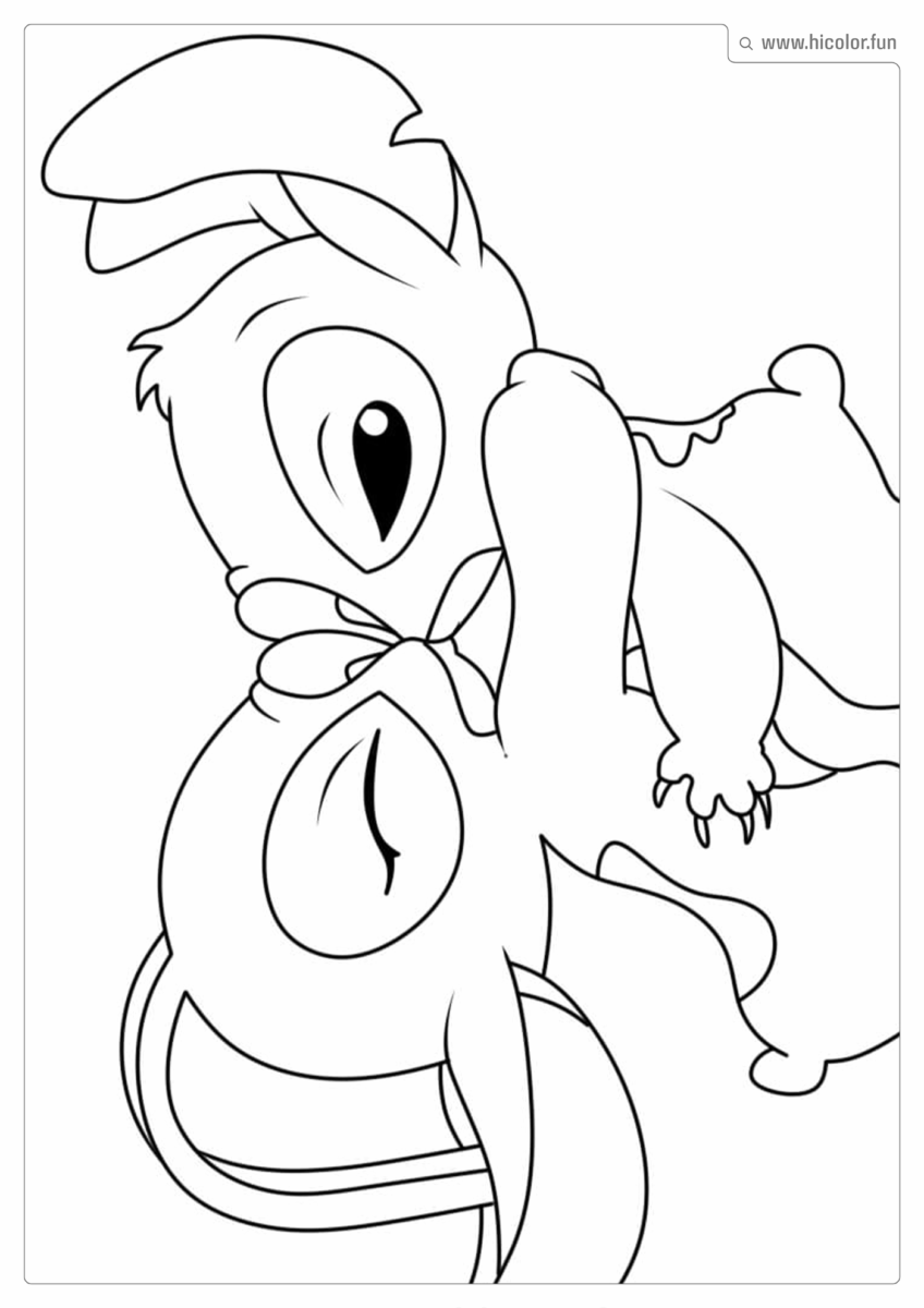 DESENHO DO STITCH E ANGEL PARA COLORIR E IMPRIMIR