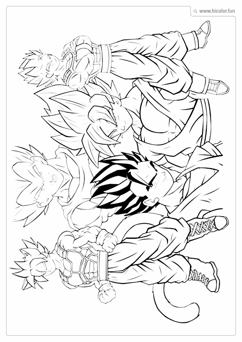 DESENHO DRAGON BALL COLORIR