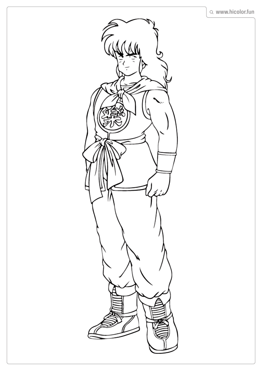 DESENHO DRAGON BALL DE IMPRIMIR