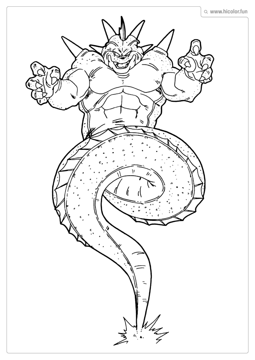 DESENHO DRAGON BALL DE PINTAR