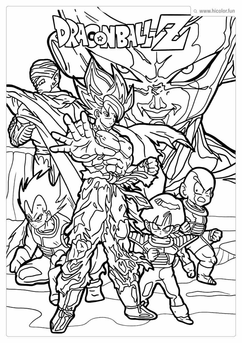 DESENHO DRAGON BALL PARA IMPRIMIR