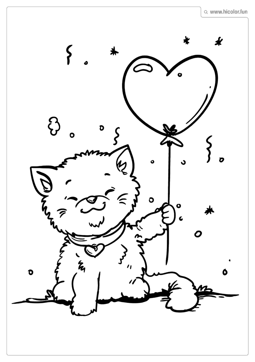 DESENHO GATINHO COLORIR