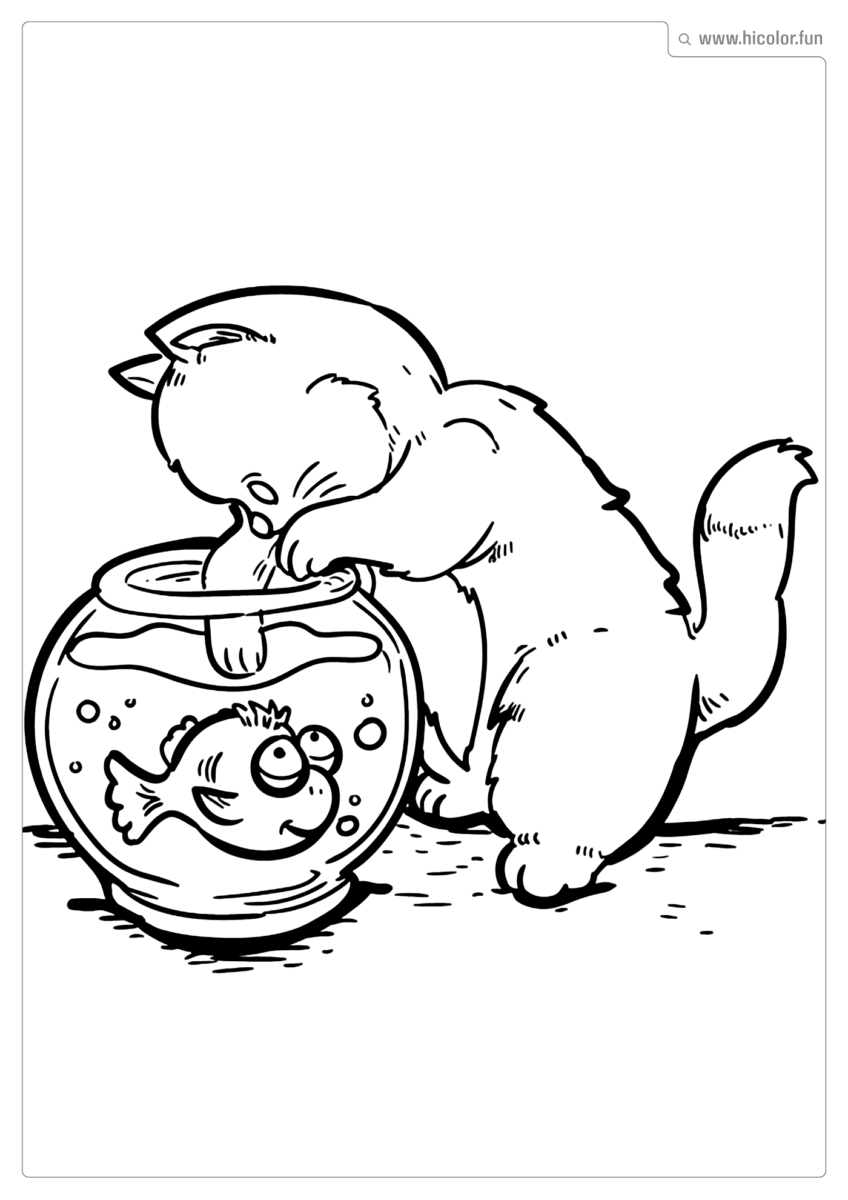 DESENHO GATINHO PARA IMPRIMIR