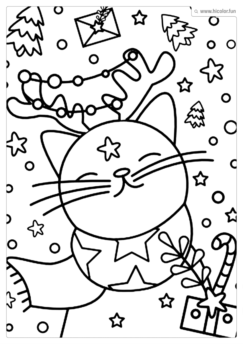 DESENHO GATINHO PARA IMPRIMIR