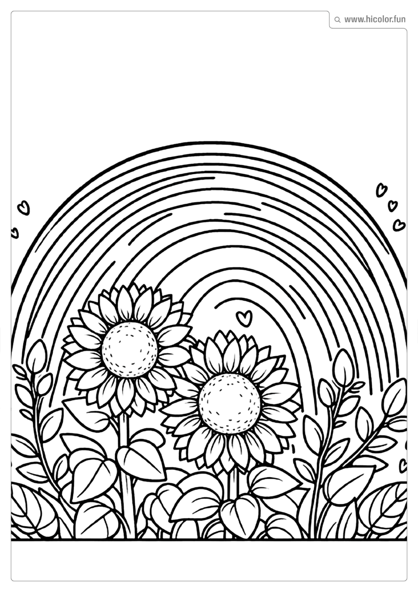 DESENHO GIRASSóIS PARA PINTAR