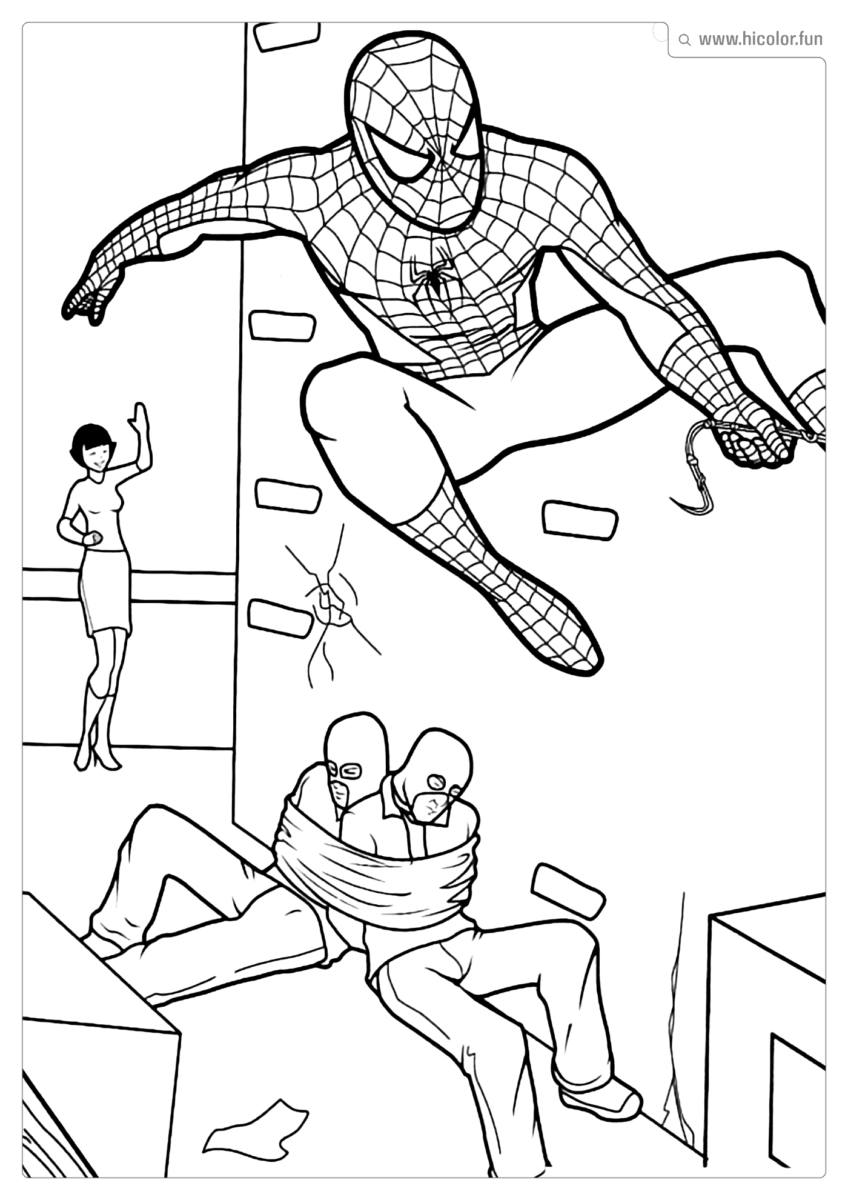 DESENHO HOMEM ARANHA PINTAR