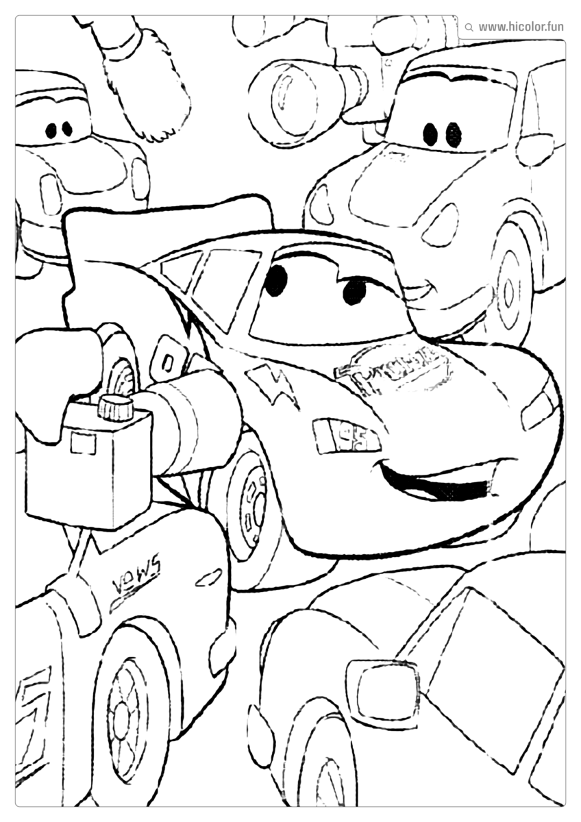 DESENHO MCQUEEN IMPRIMIR