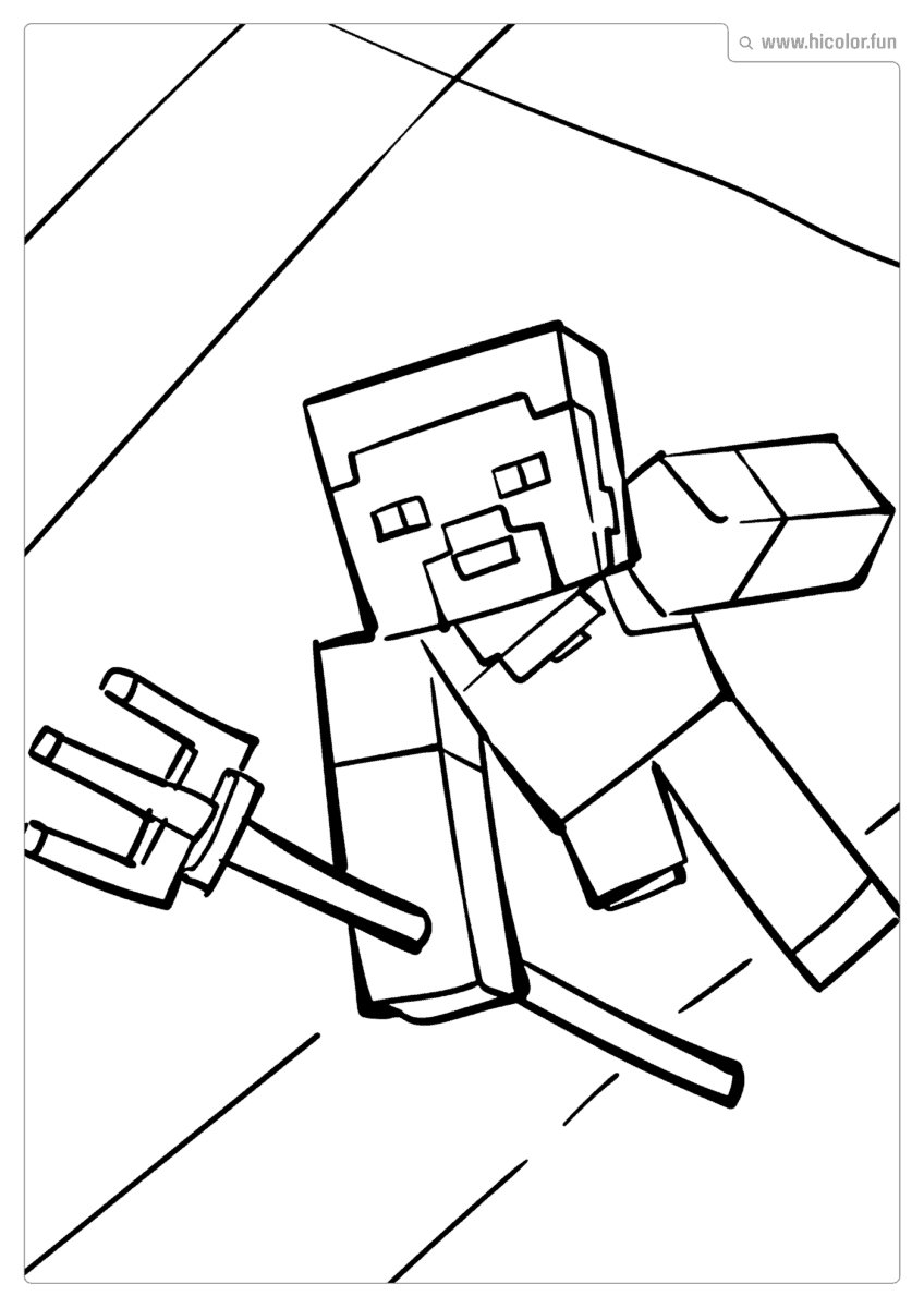 DESENHO MINECRAFT PARA COLORIR