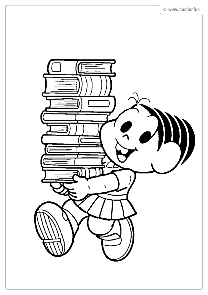 DESENHO MONICA COLORIR