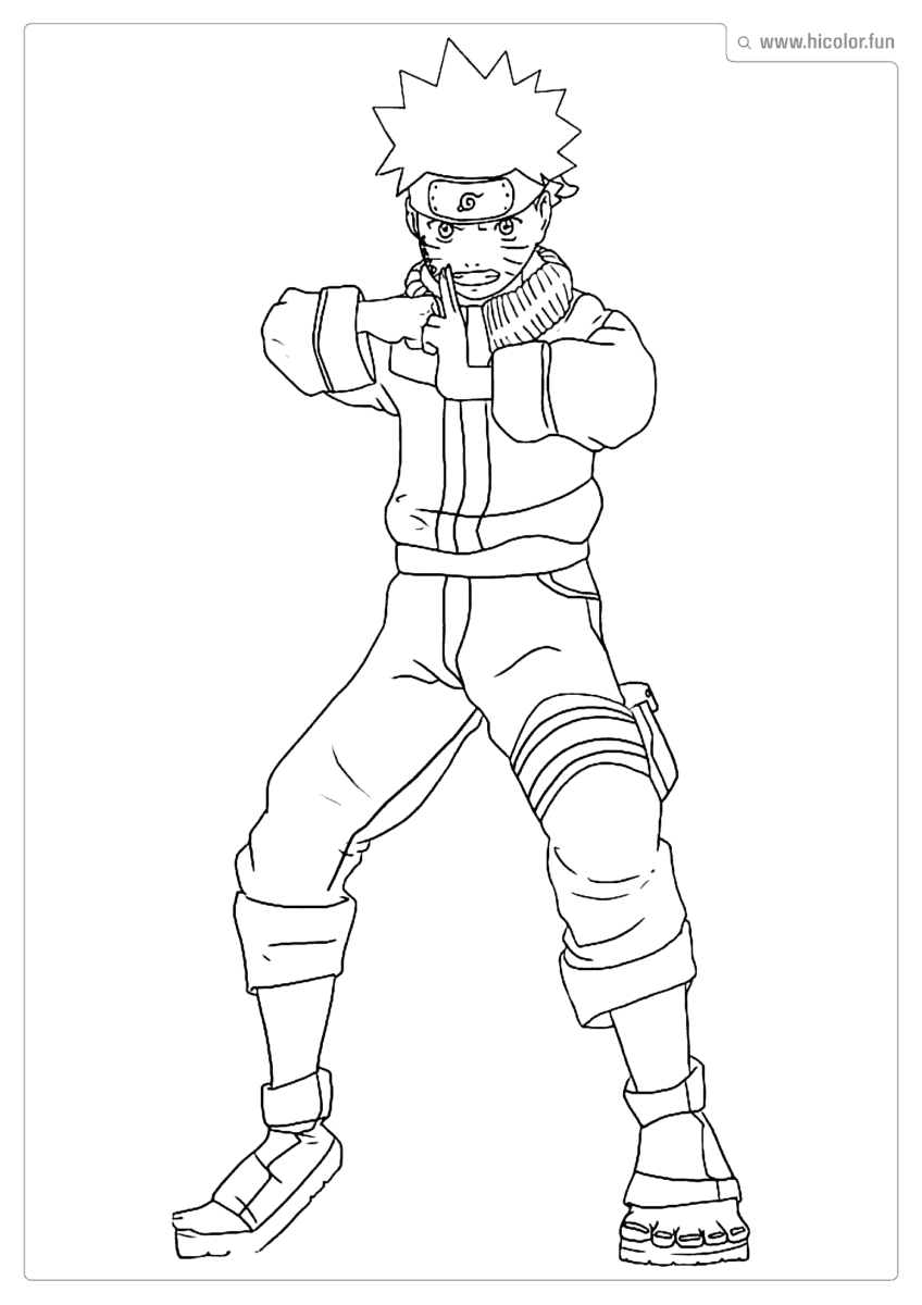 DESENHO NARUTO PARA IMPRIMIR