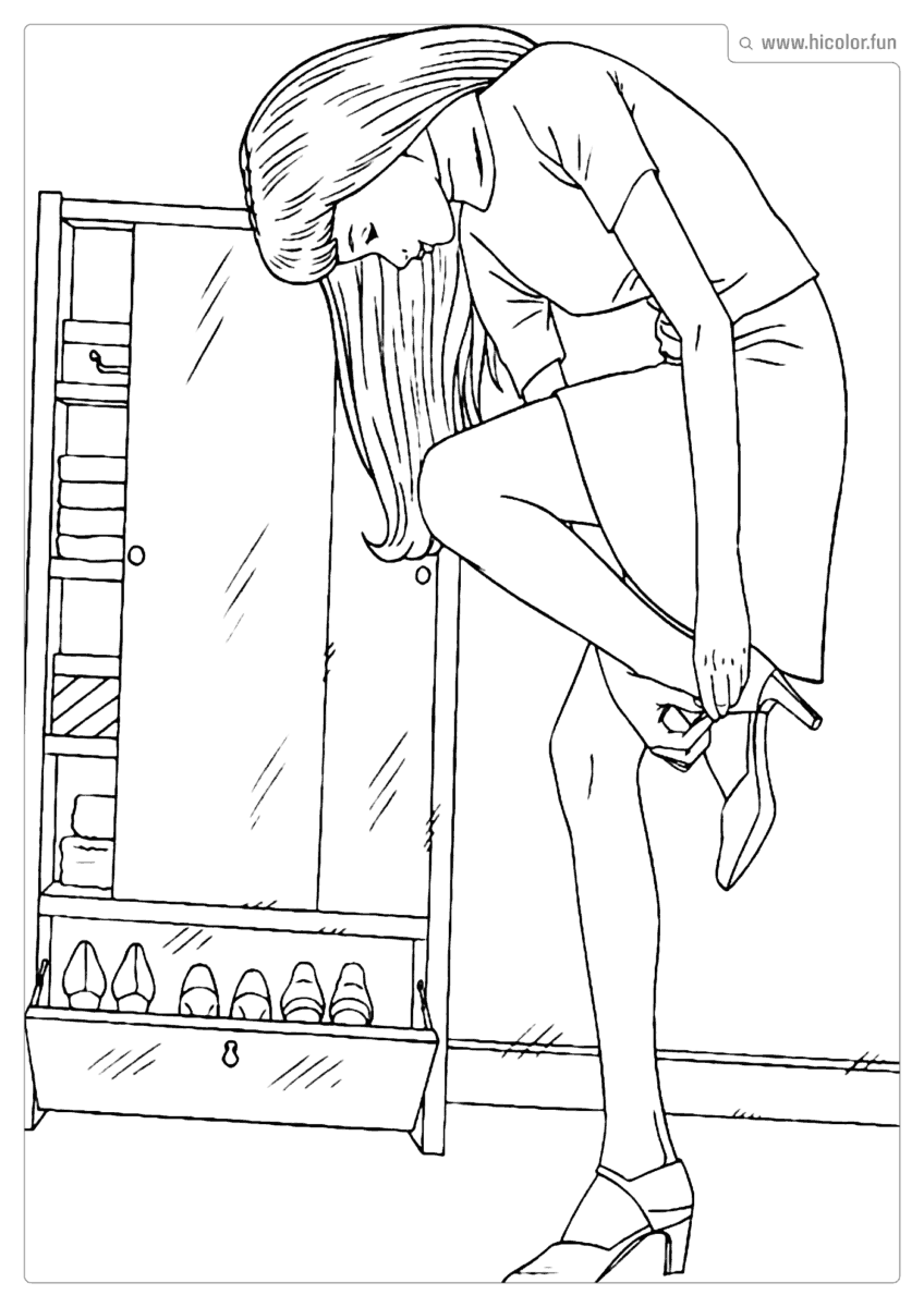 DESENHO PARA COLORIR BARBIE