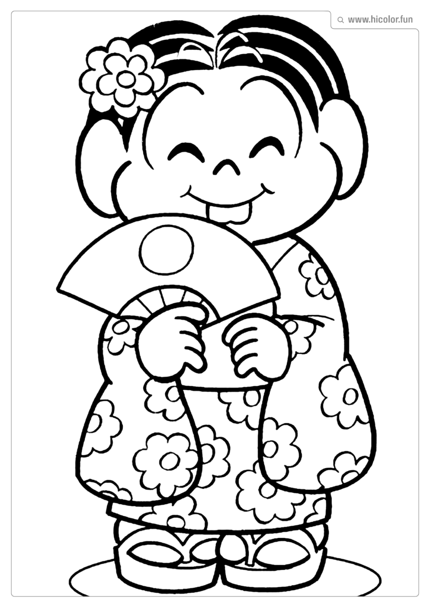 DESENHO PARA COLORIR DA TURMA DA MONICA