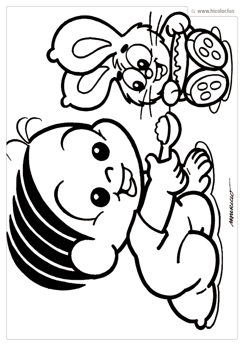 DESENHO PARA COLORIR DA TURMA DA MôNICA BABY BEBE MONICA SANSãO 2
