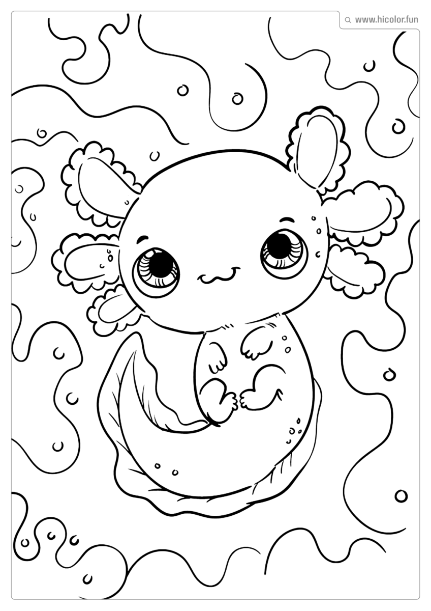 DESENHO PARA COLORIR DE ANIMAIS FOFINHOS