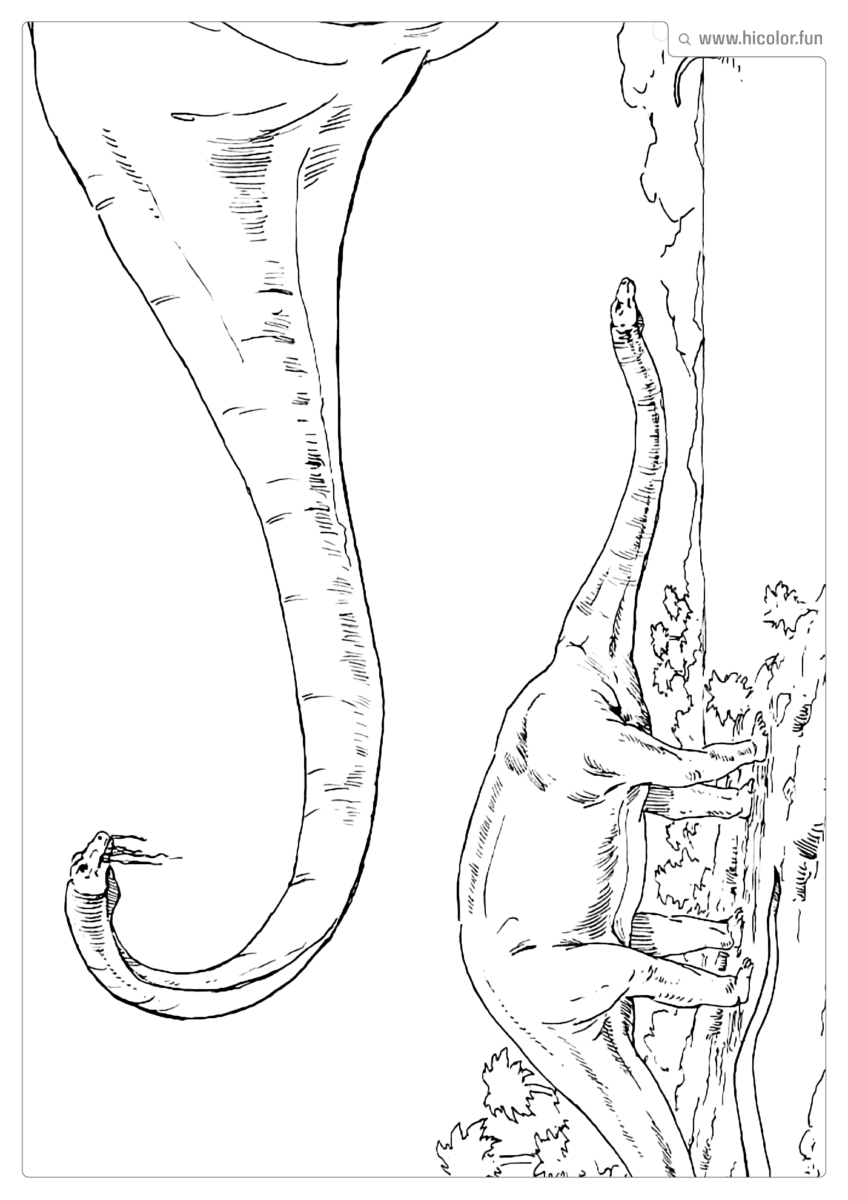DESENHO PARA COLORIR DE DINOSSAURO