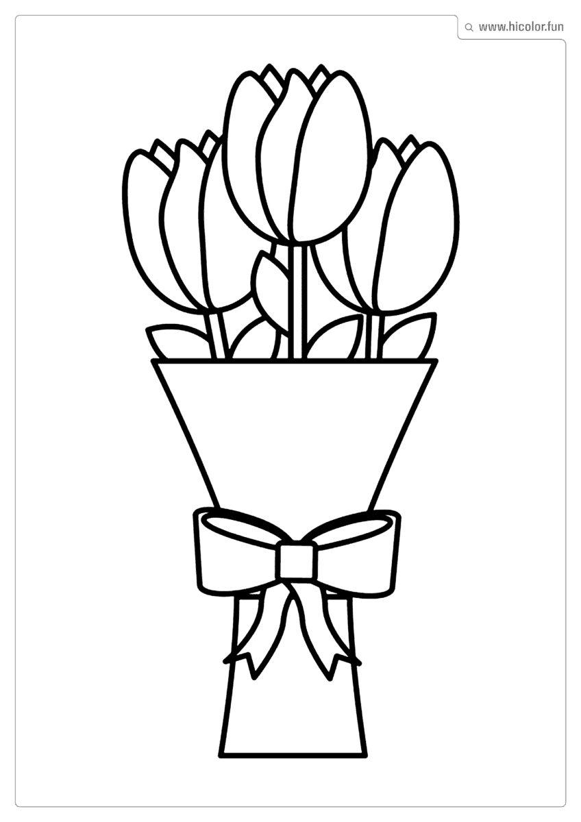 DESENHO PARA COLORIR DE FLOR