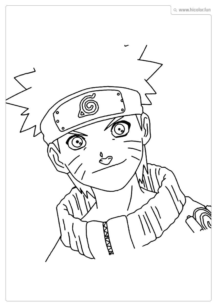 DESENHO PARA COLORIR DO NARUTO