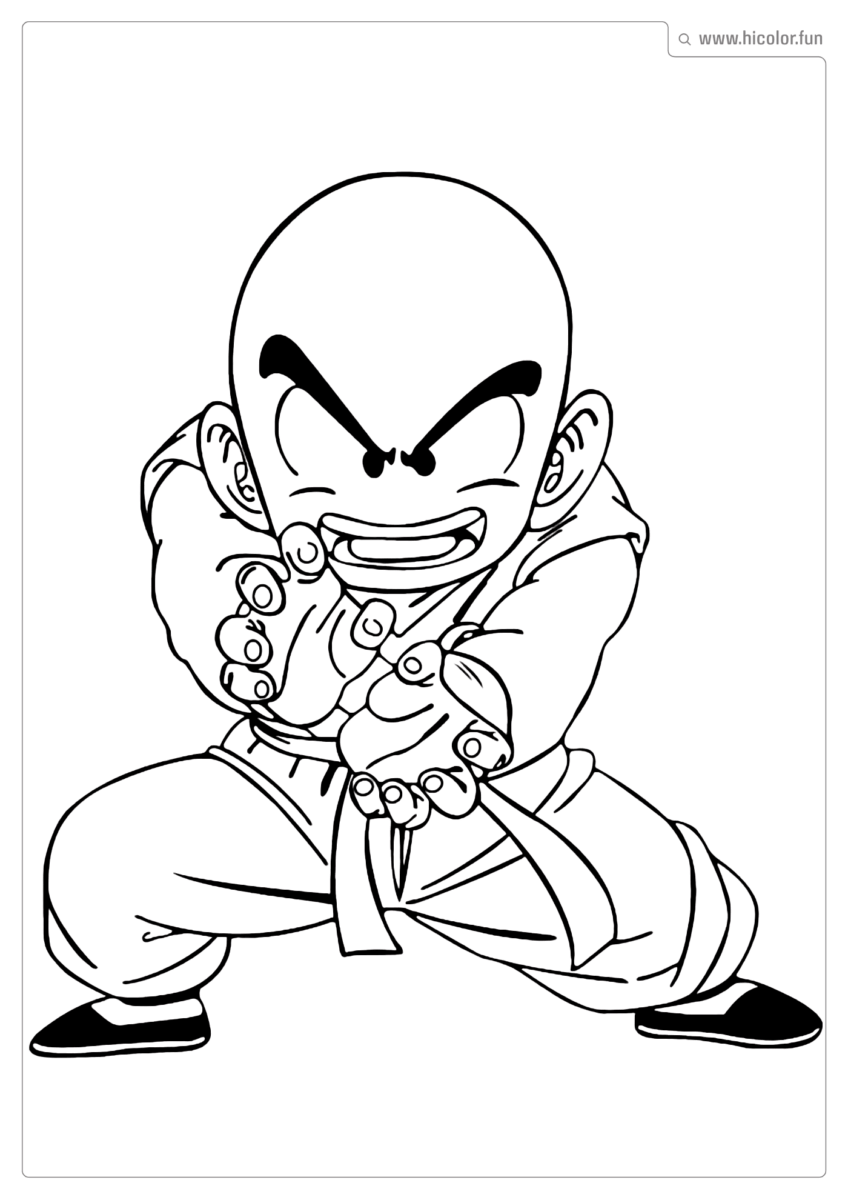 DESENHO PARA COLORIR DRAGON BALL Z