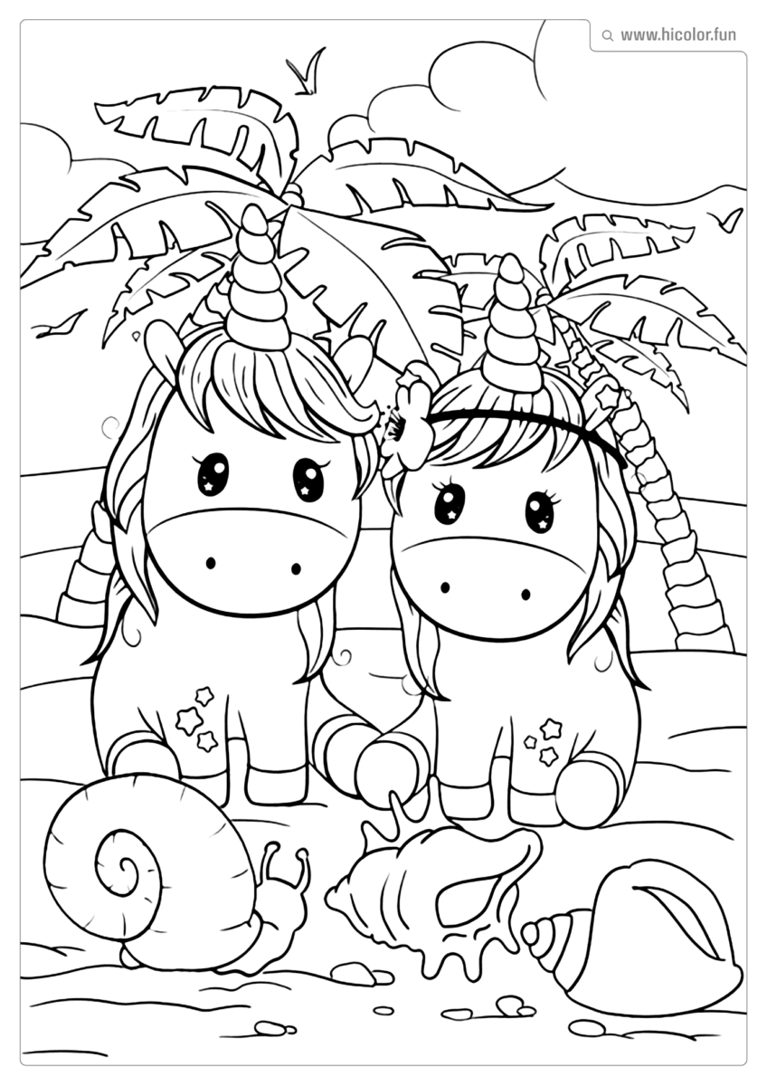 DESENHO PARA COLORIR E IMPRIMIR UNICORNIO