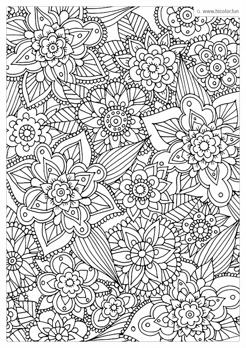 DESENHO PARA COLORIR FLOR