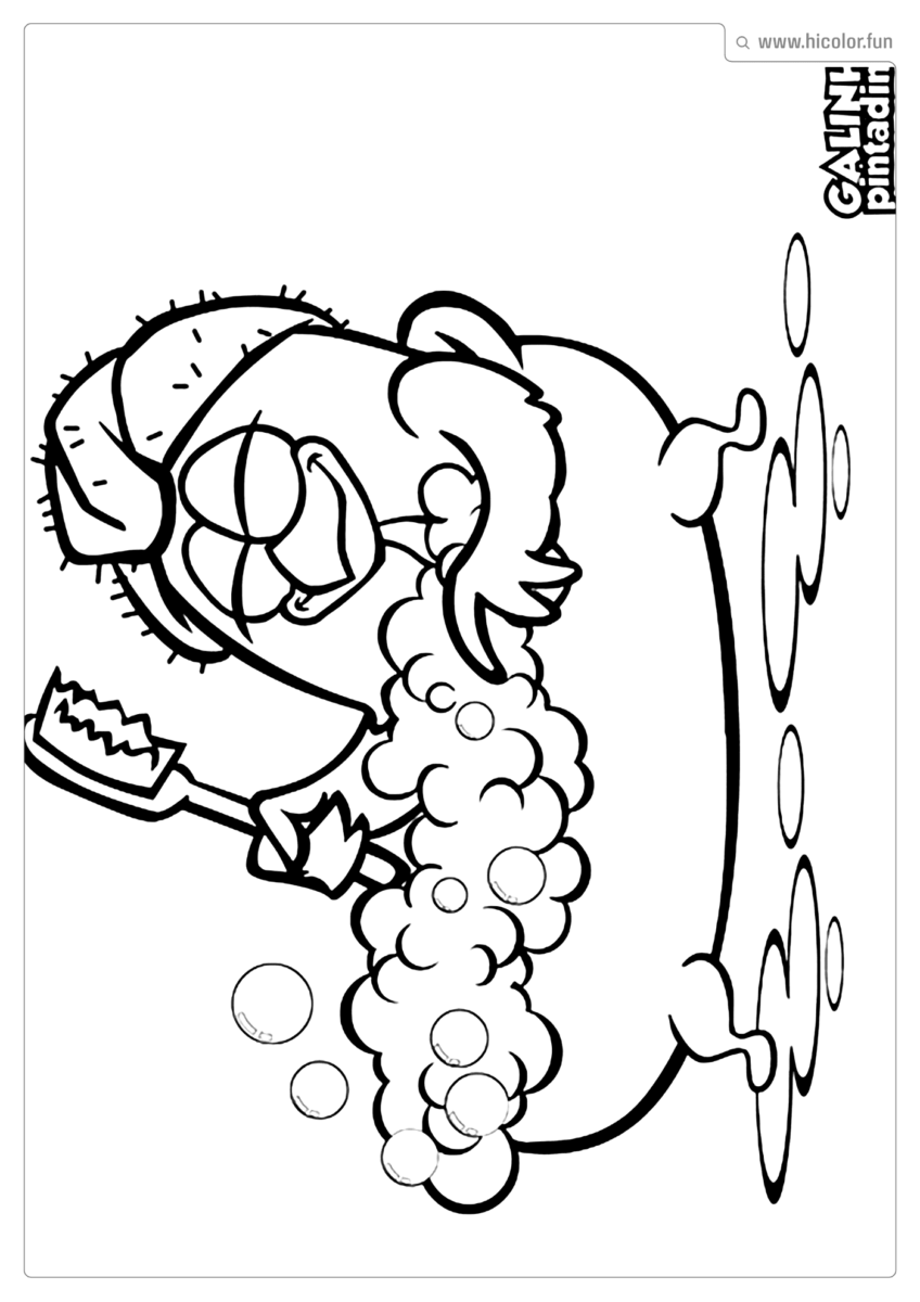 DESENHO PARA COLORIR GALINHA PINTADINHA