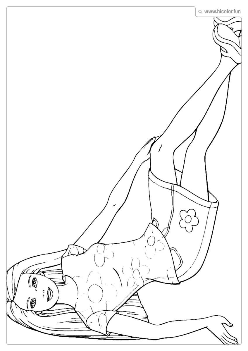 DESENHO PARA IMPRIMIR BARBIE