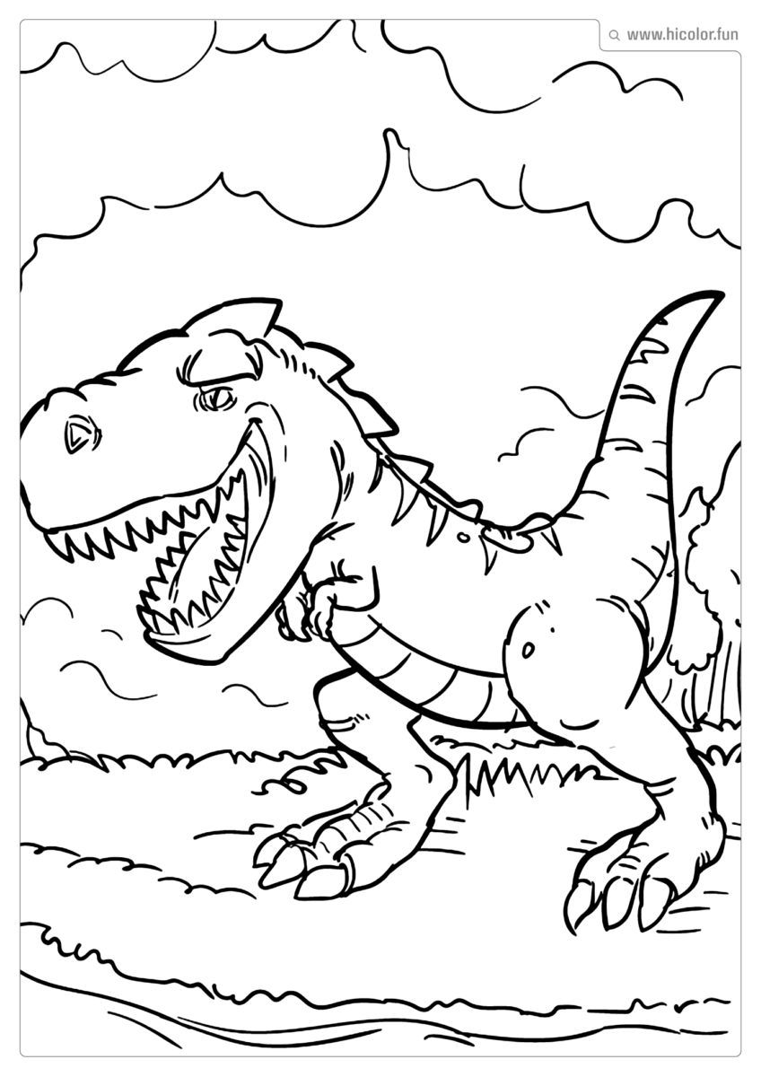 DESENHO PARA IMPRIMIR DE DINOSSAURO