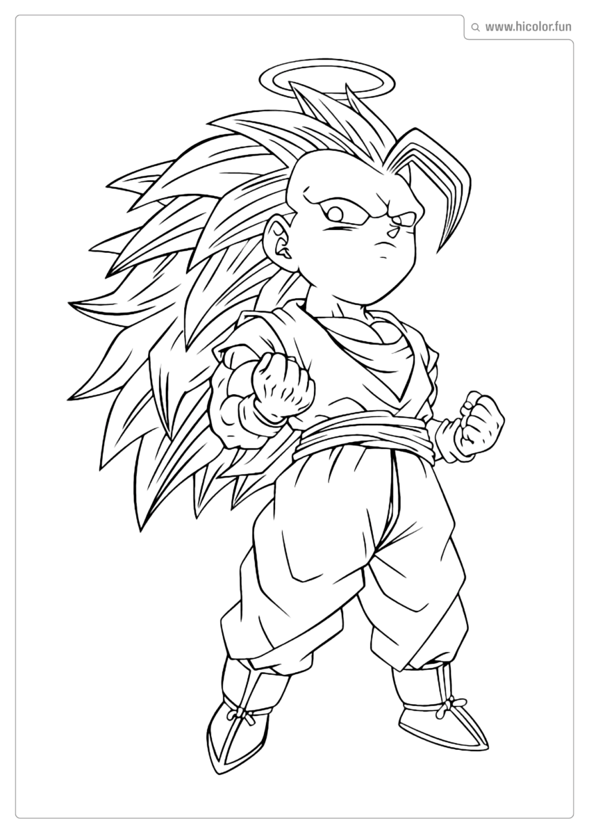 DESENHO PARA IMPRIMIR DO DRAGON BALL Z