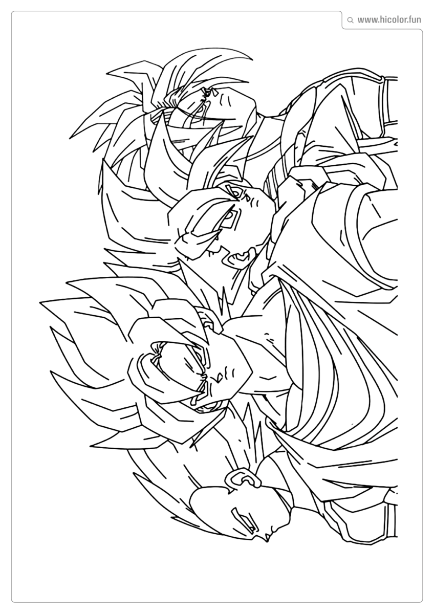 DESENHO PARA IMPRIMIR DRAGON BALL Z