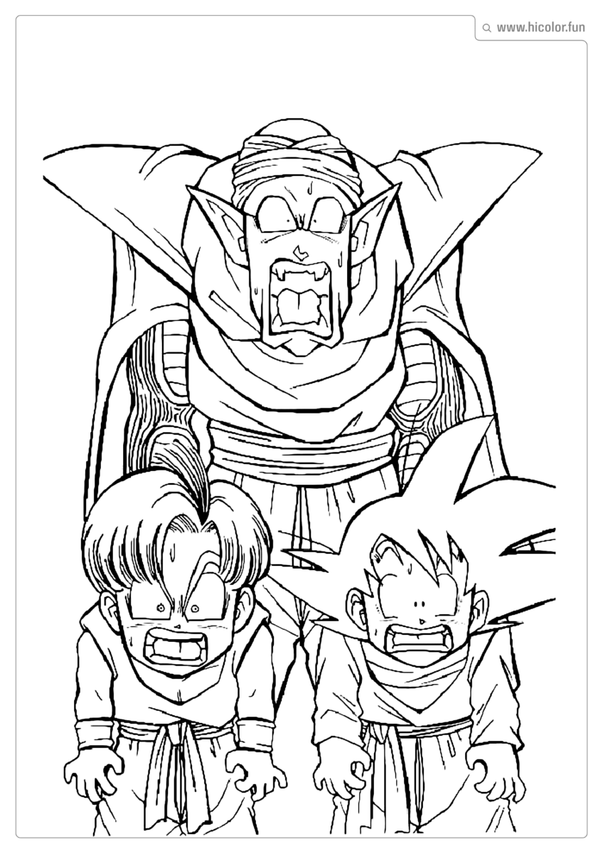DESENHO PARA IMPRIMIR DRAGON BALL