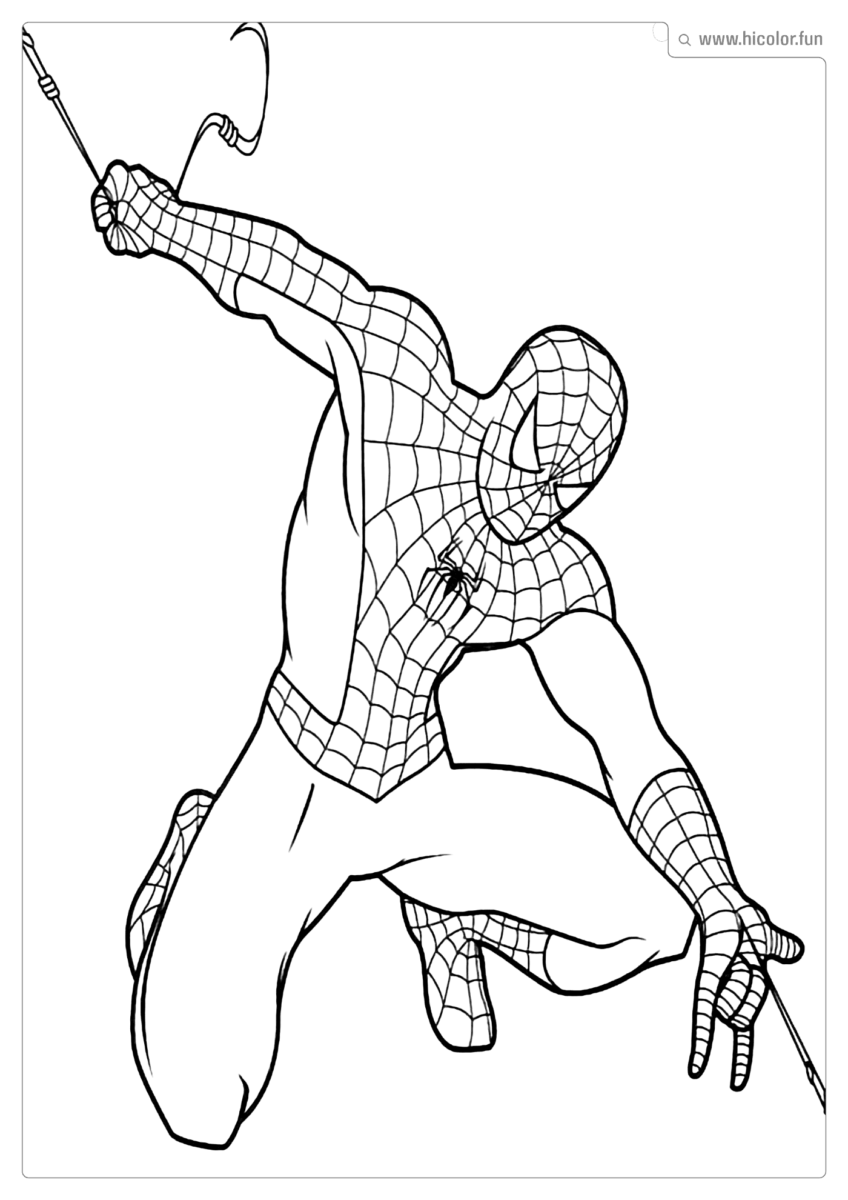 DESENHO PARA IMPRIMIR HOMEM ARANHA