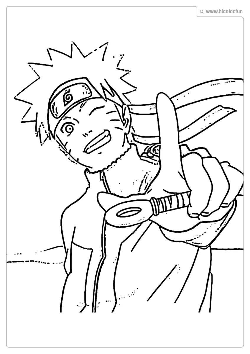 DESENHO PARA IMPRIMIR NARUTO