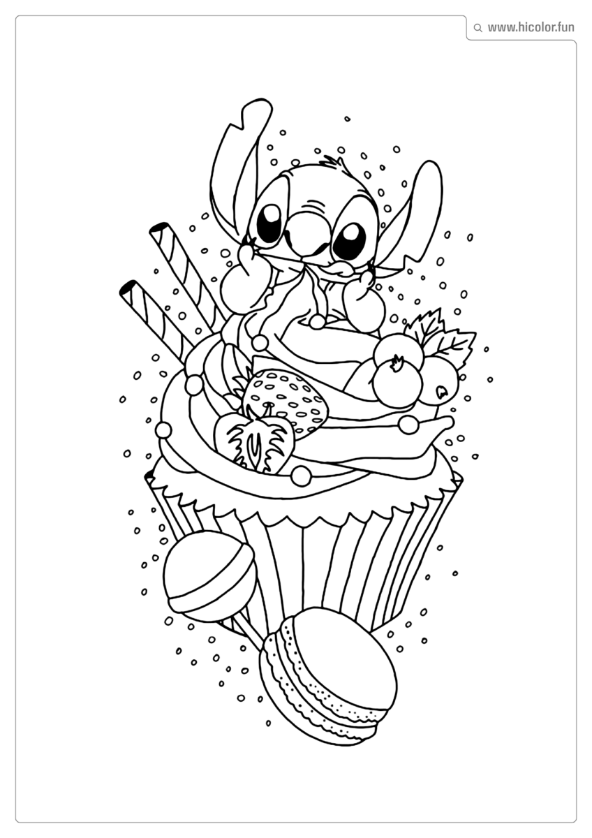 DESENHO PARA IMPRIMIR STITCH