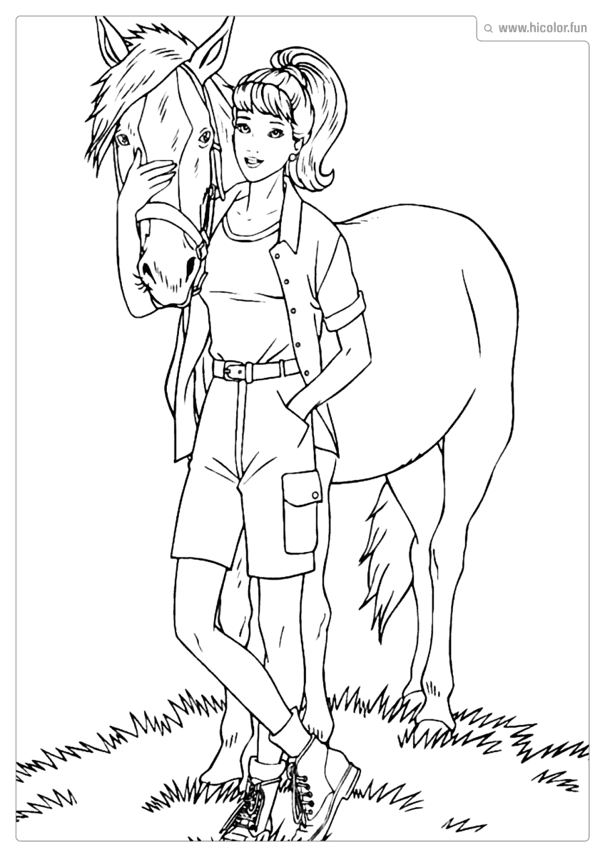 DESENHO PARA PINTAR BARBIE