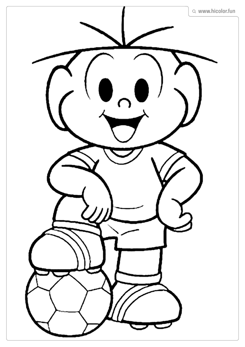 DESENHO PARA PINTAR CEBOLINHA