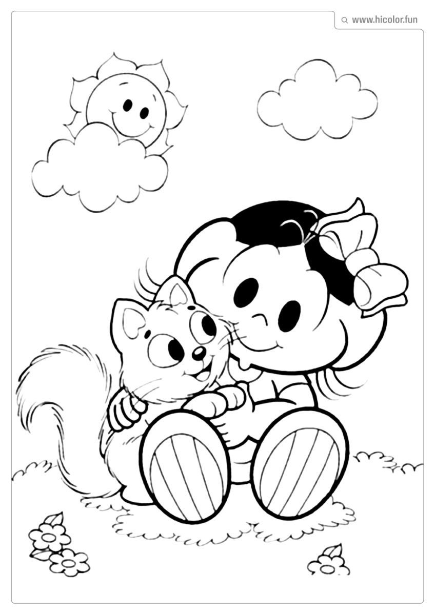 DESENHO PARA PINTAR DA MAGALI